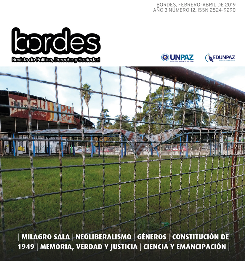 Tapa revista BORDES