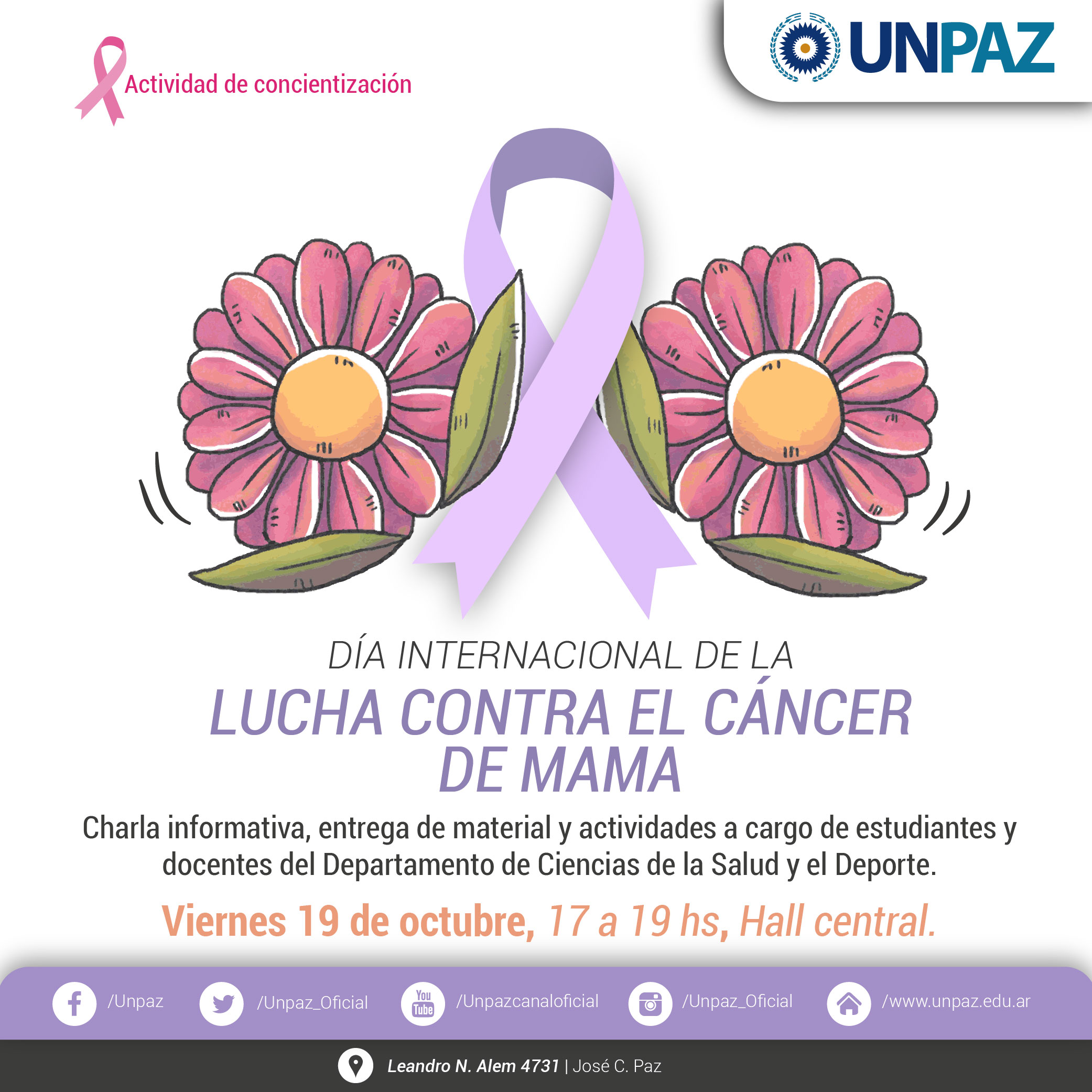 Día Internacional de Lucha contra el Cáncer de Mama