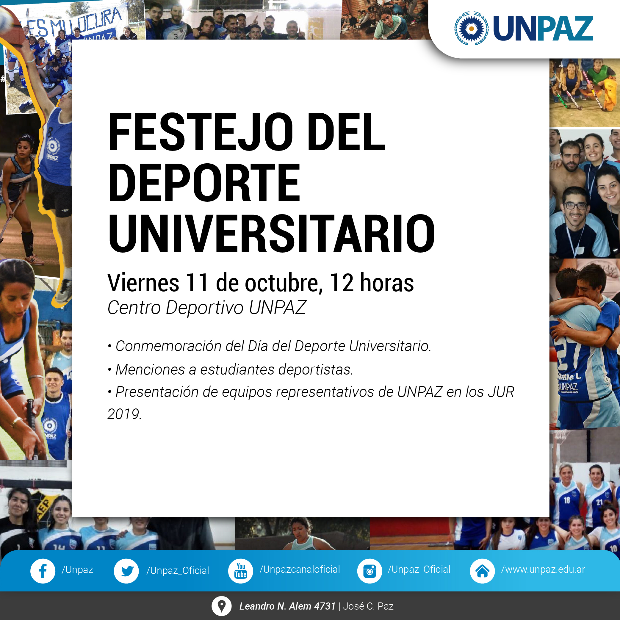 UNPAZ - Festejo del Deporte Universitario