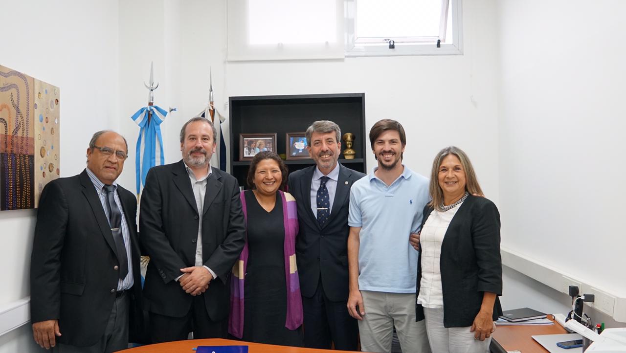 Reunión en Rectorado.