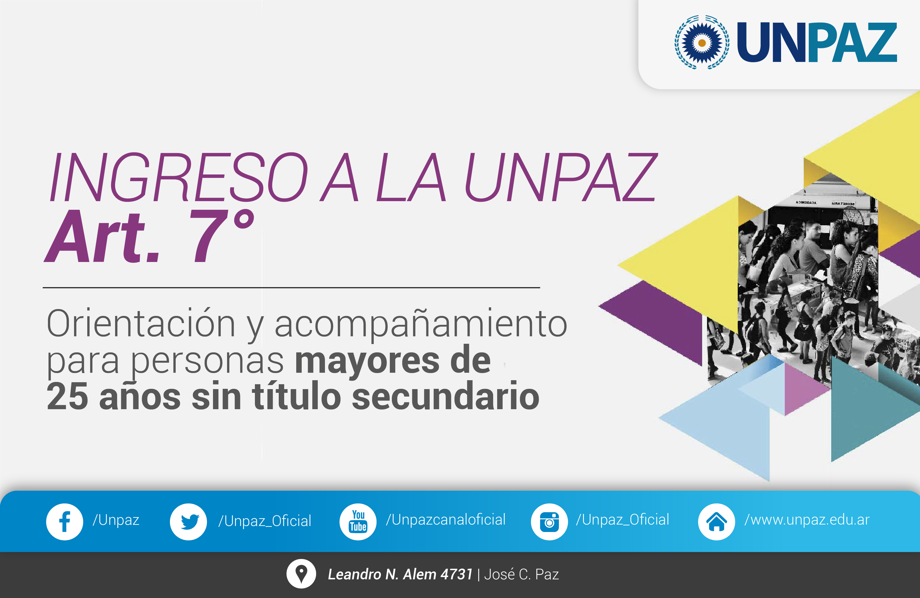 Programa Mayores de 25 años sín título secundario